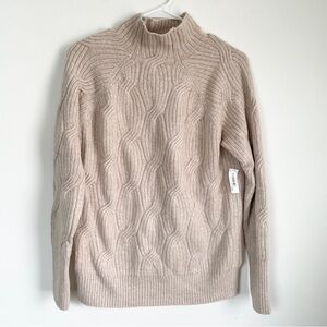 Amazon Essentials Beige Cowl Neck Sweater